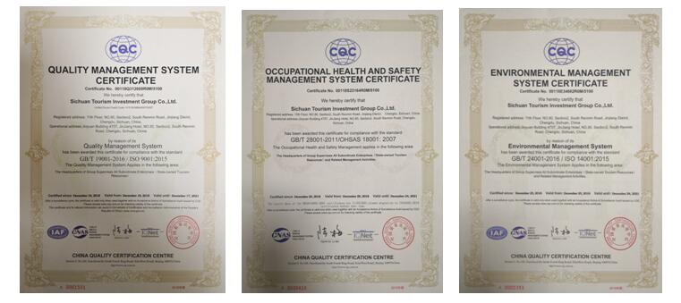 今年会官网 ISO9001质量管理系统、OHSAS18001职业康健清静管理系统、ISO14001情形管理系统证书乐成取证